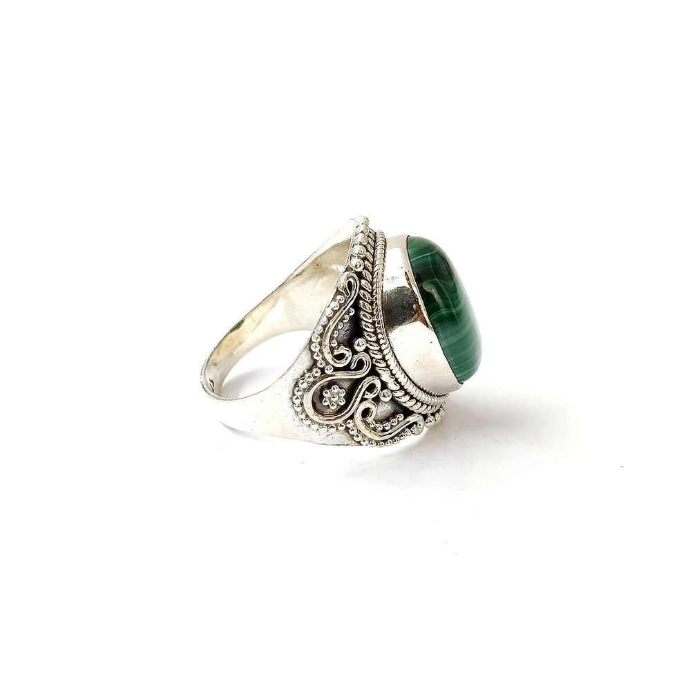 Thumbnail: Malachite Ring (9.8 Grams)