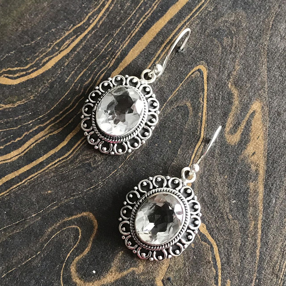 Miniatyrbild: Crystal Earrings (7.6 Grams)