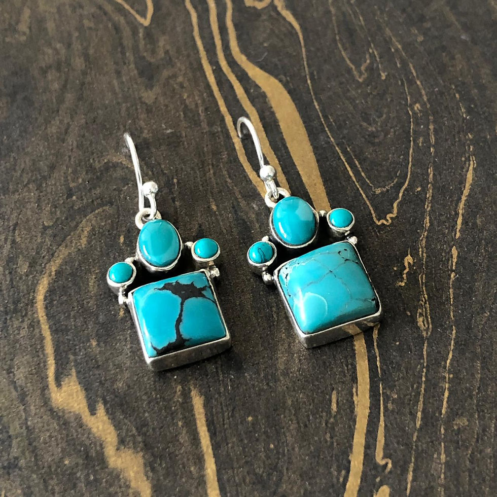 Miniature : Turquoise Earring (5.6 Grams)
