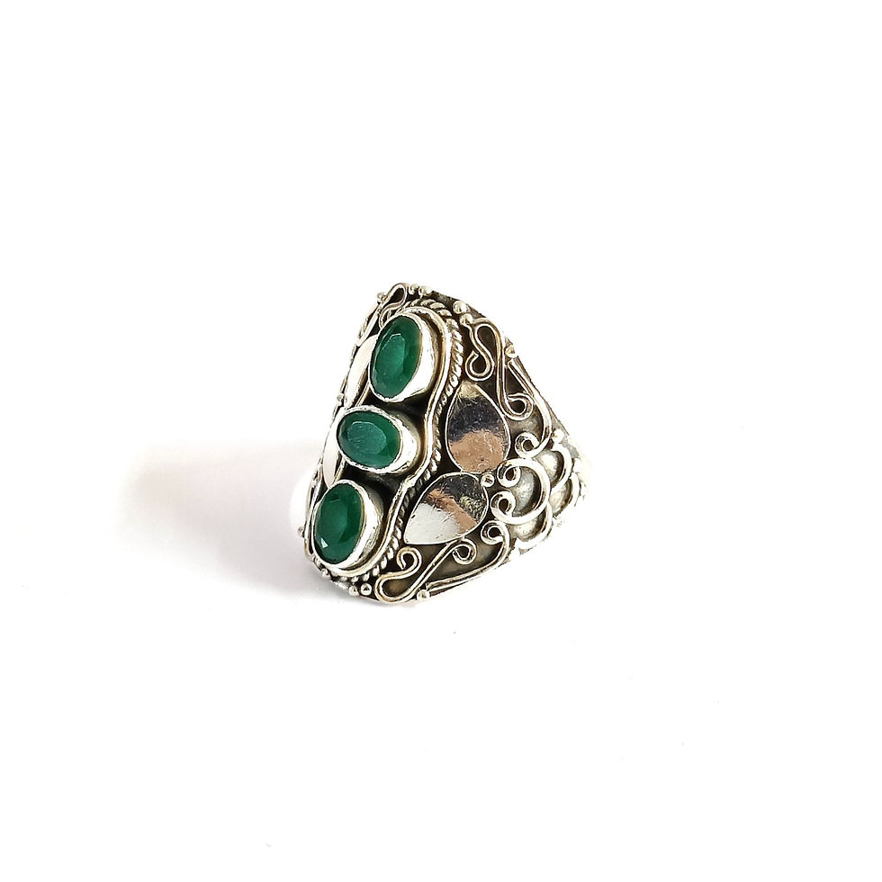 Miniatura: Green Onyx Ring (6.7 Grams)