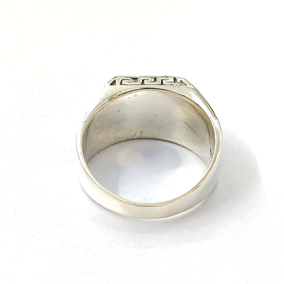 Miniatura: Mother of Pearl Mens Ring (10.8 Grams)