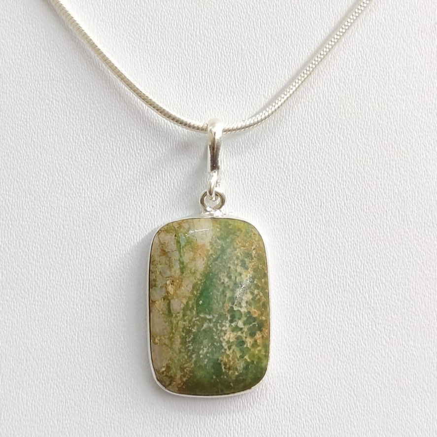 Green Jasper Pendant (2.6 Grams)