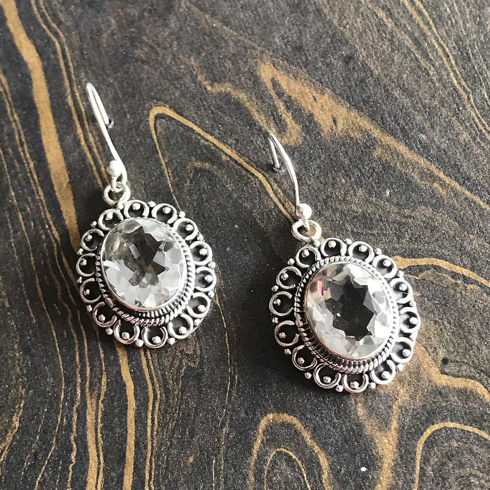 Miniatyrbild: Crystal Earrings (7.6 Grams)
