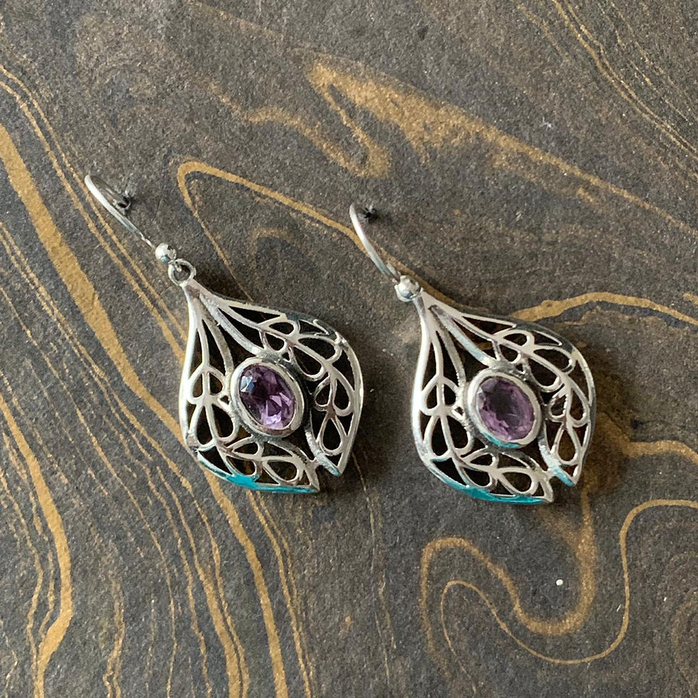 Miniatura: Amethyst Earrings (5.6 Grams)