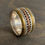 Miniatura: Three Tone Spinner Ring (11.3 Grams)
