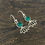 Miniatura: Green Onyx Earrings (2.4 Grams)
