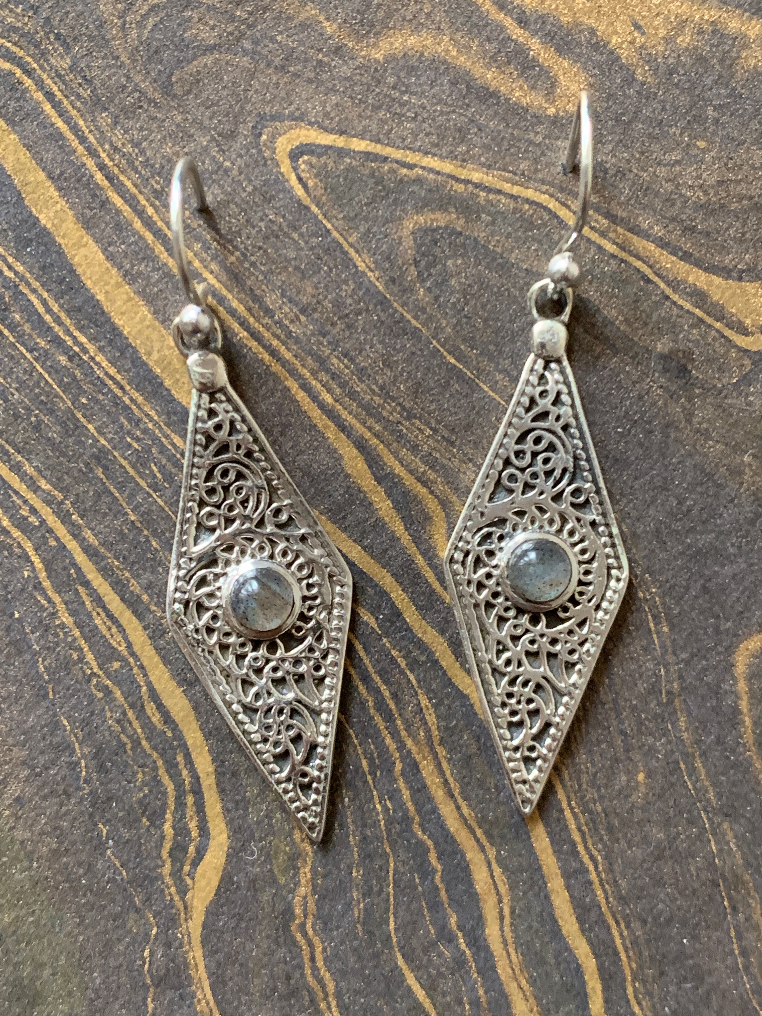 Labradorite Earrings (4.9 Grams)