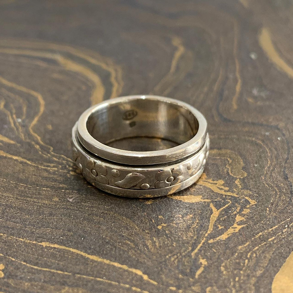Miniature : Silver Spinner Ring (6.1 Grams)
