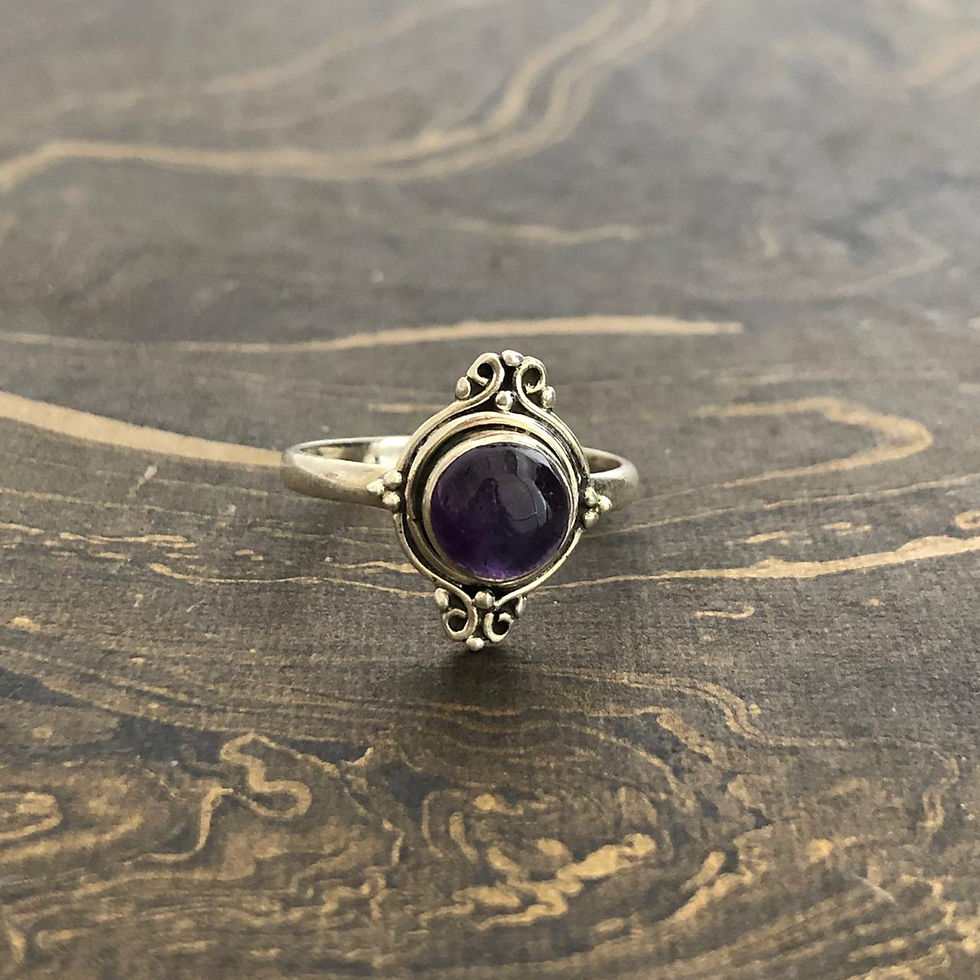 Miniatura: Designer Amethyst Ring (2.8 Grams)