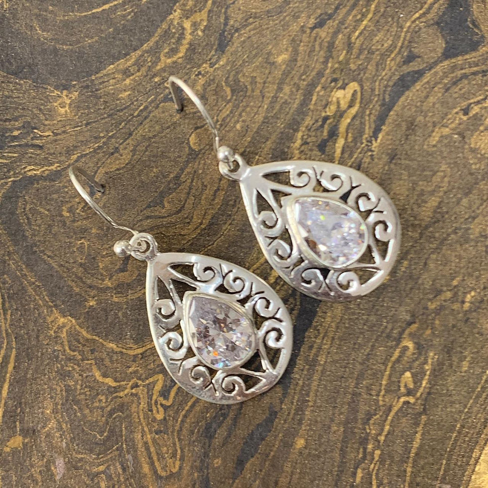 Miniaturbild: Crystal Earrings (5.7 Grams)