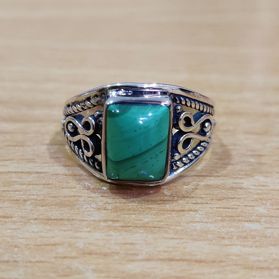 Melachite Ring (3.2 Grams)