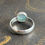 Miniature : Designer Aqua Chalcedony Ring (4.1 Grams)
