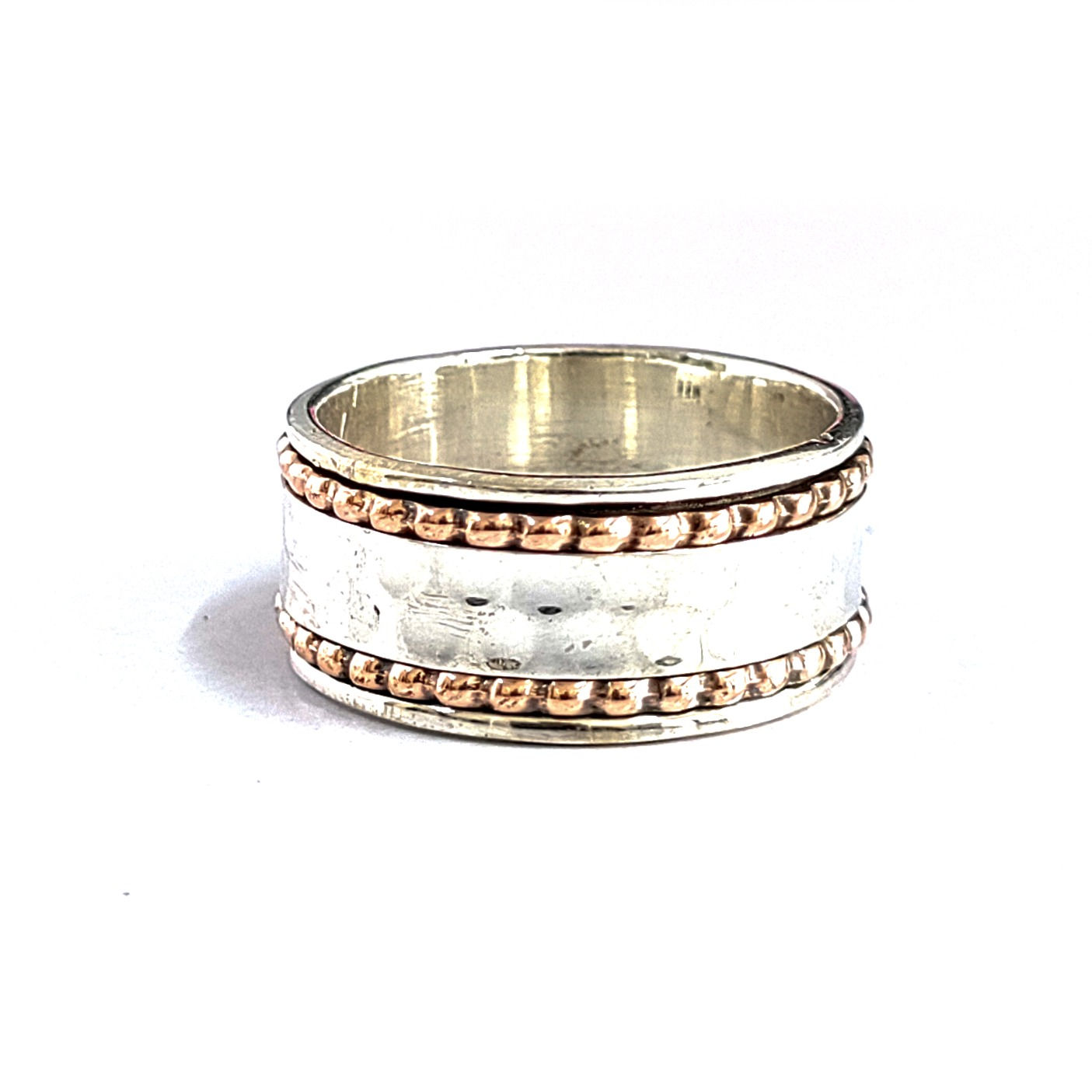 Two Tone Spinner Ring (8.3 Grams)