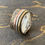 Miniatura: Three Tone Spinner Ring (8.7 Grams)