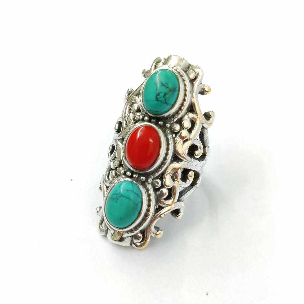 Miniatura: Multi Stone Ring (16.4 Grams)