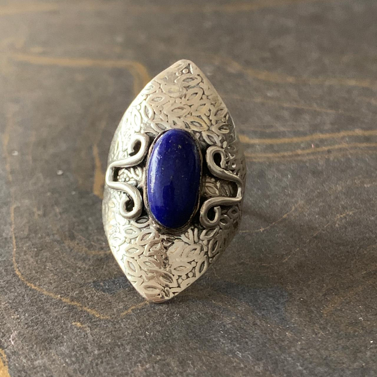 Designer Lapis Ring (5.0 Grams)