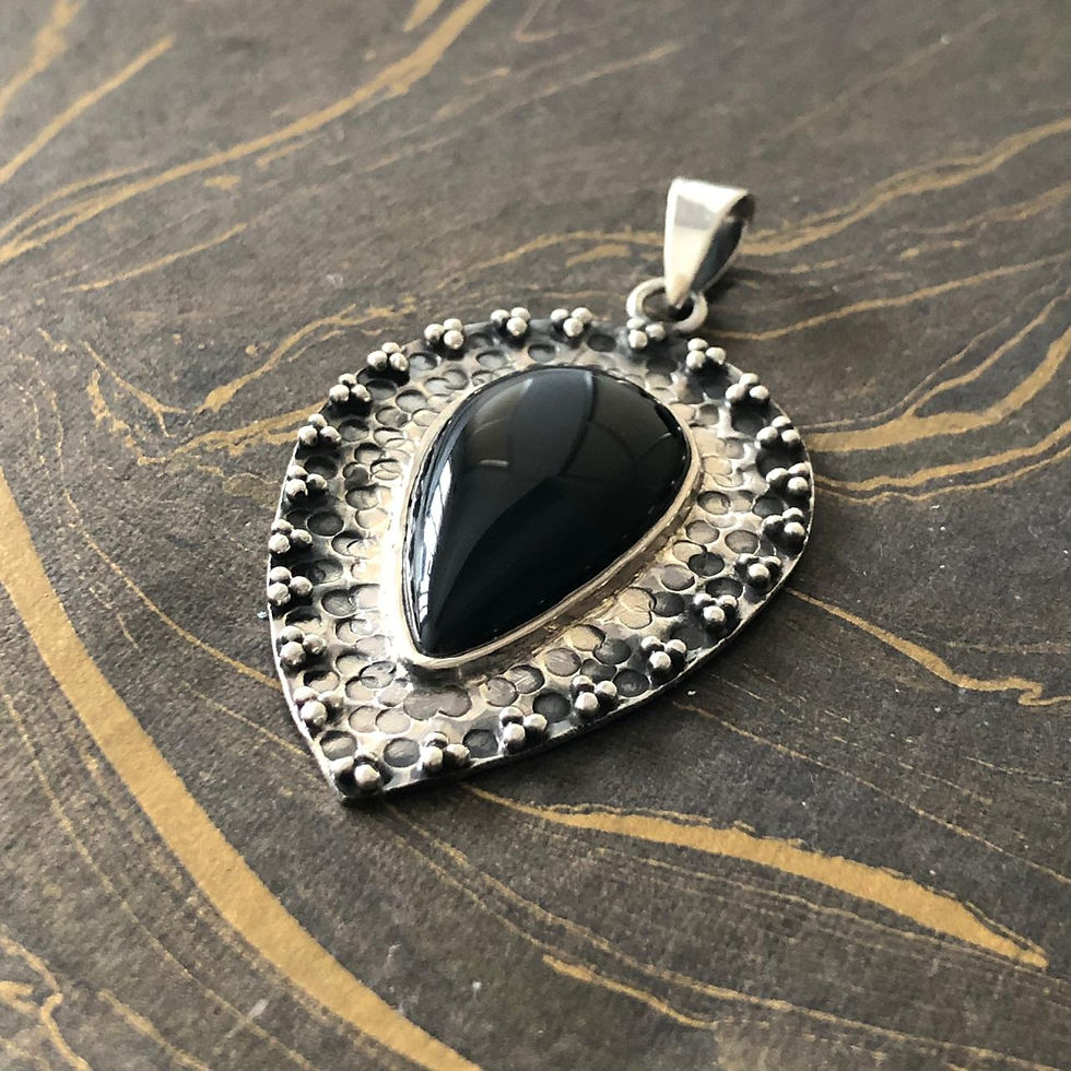 Miniatura: Designer Black Onyx Pendant