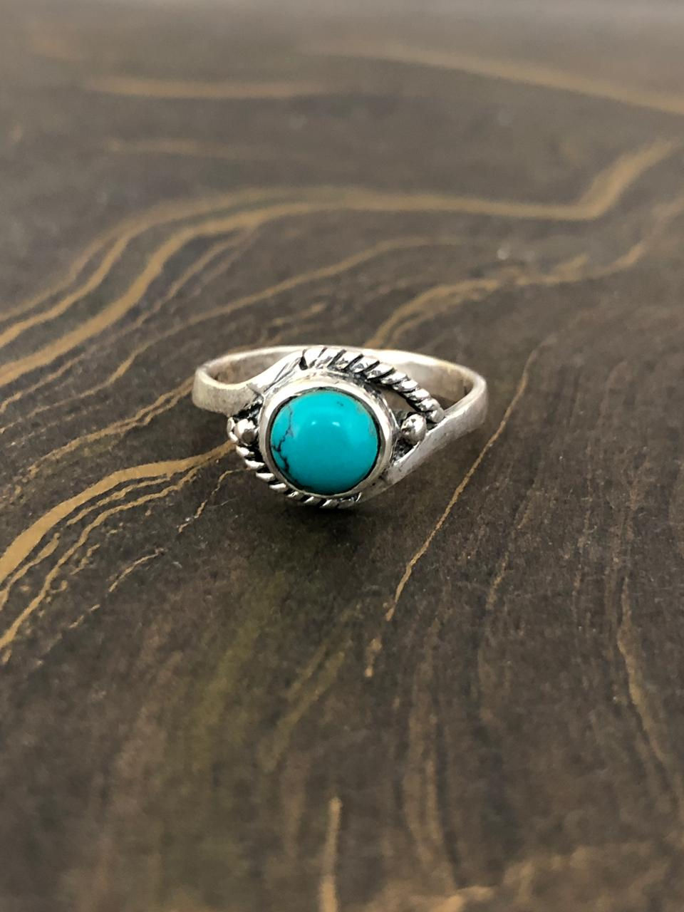 Designer Turquoise Ring (2.7 Grams)