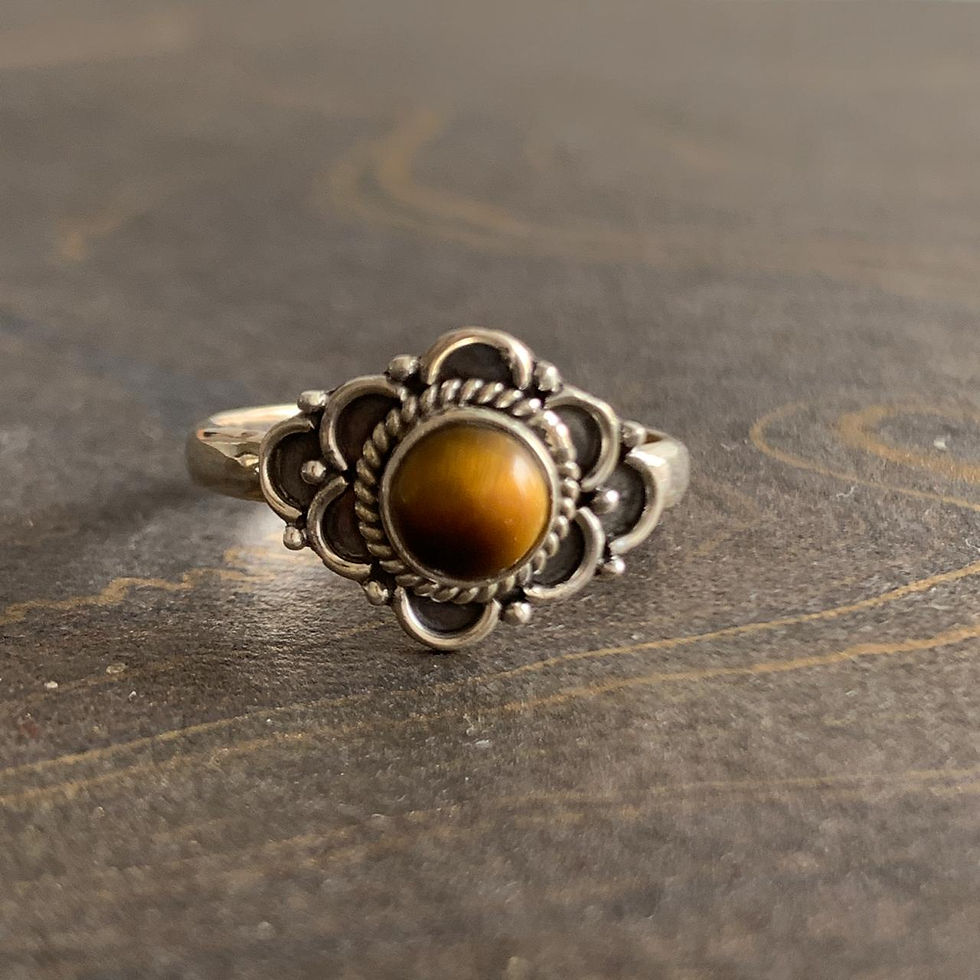Designer Tiger Eye Ring (2.7 Grams)