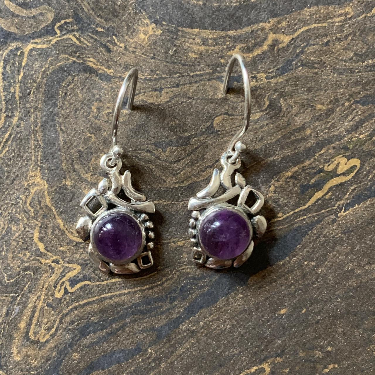 Amethyst Earrings (4.0 Grams)