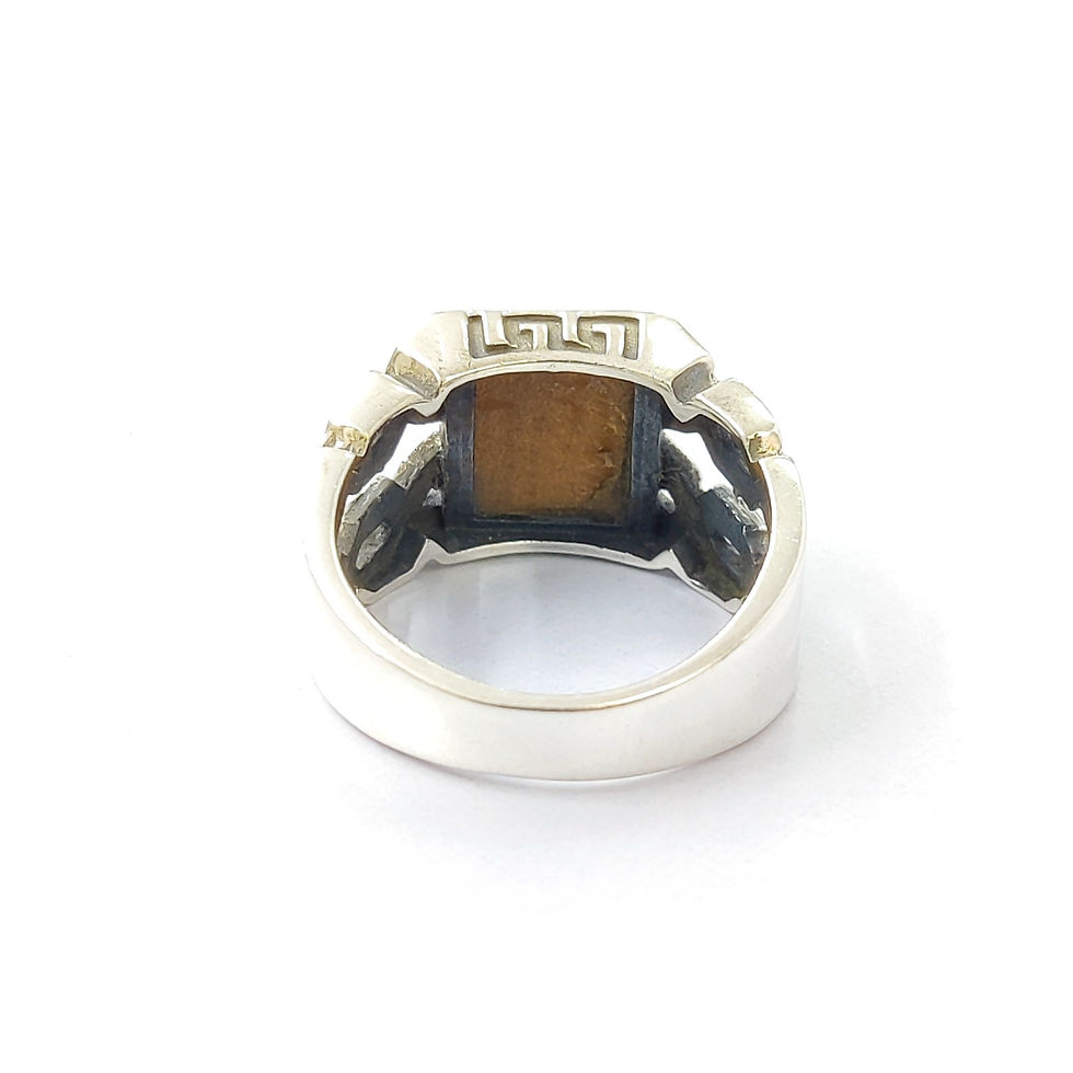 Thumbnail: Tiger Eye Mens Ring  (6.2 Grams)