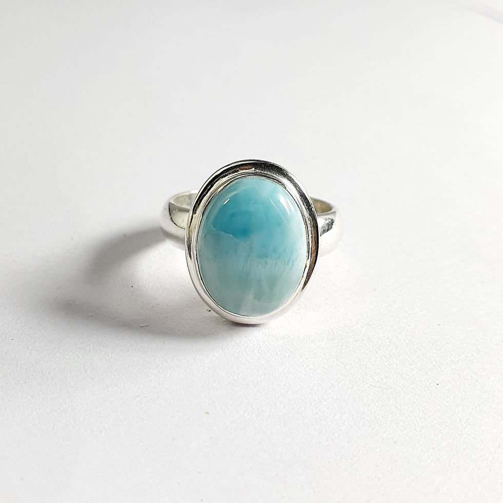 Miniatura: Designer Larimar Ring (6.9 Grams)