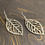 Miniature : Silver Leaf Earrings (4.0 Grams)