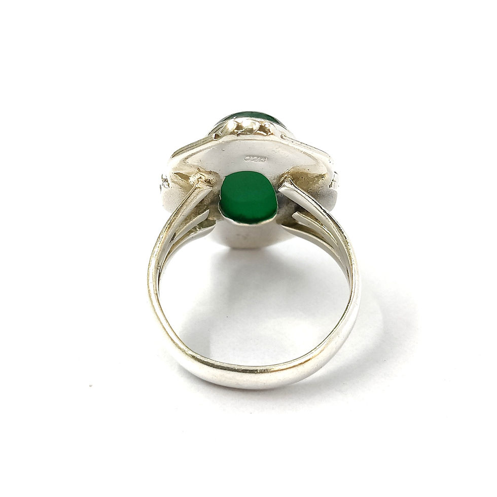 Thumbnail: Green Onyx Ring (6.7 Grams)