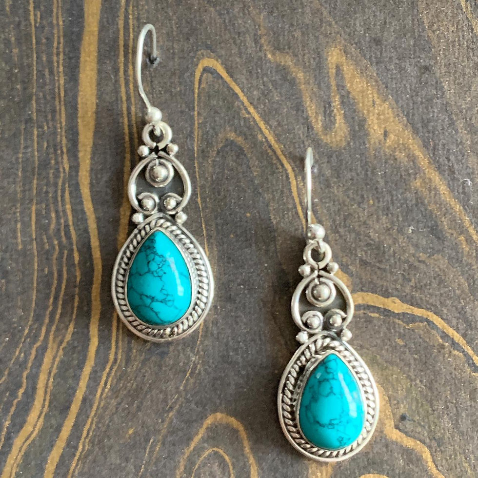 Turquoise Earrings (6.4 Grams)