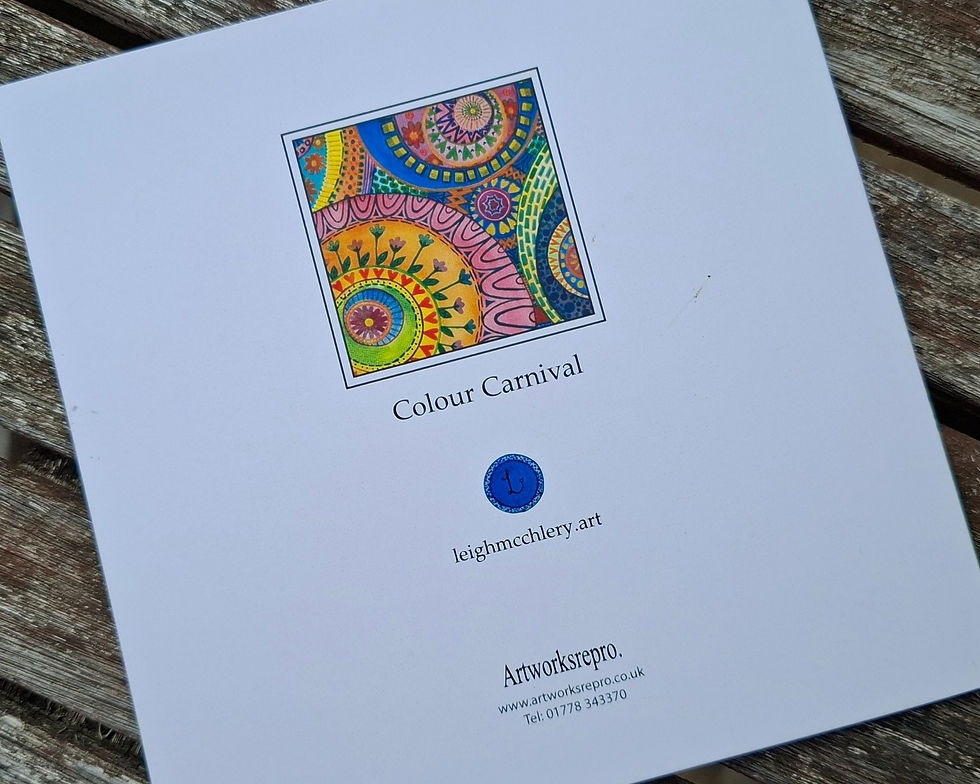 Thumbnail: Colour Carnival - greeting card