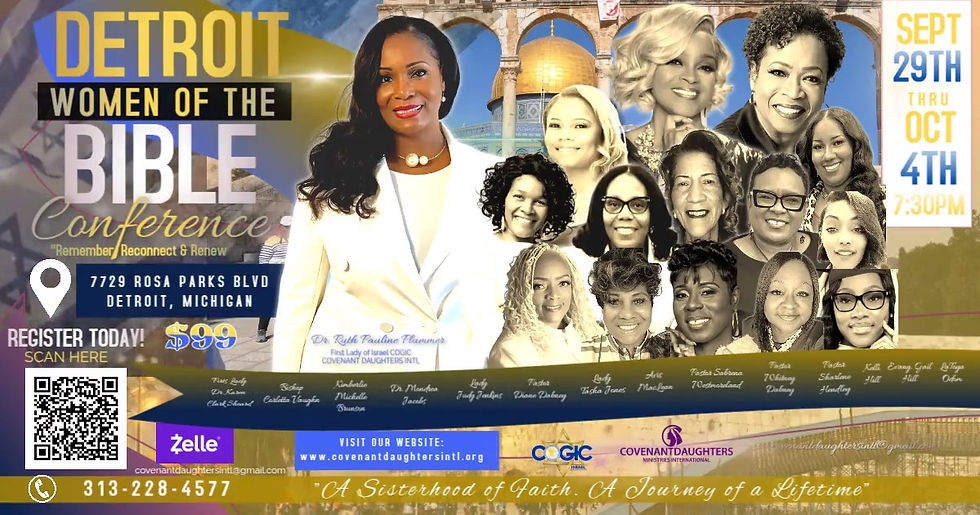 WOMEN OF THE BIBLE CONFERENCE 2025 DETROIT