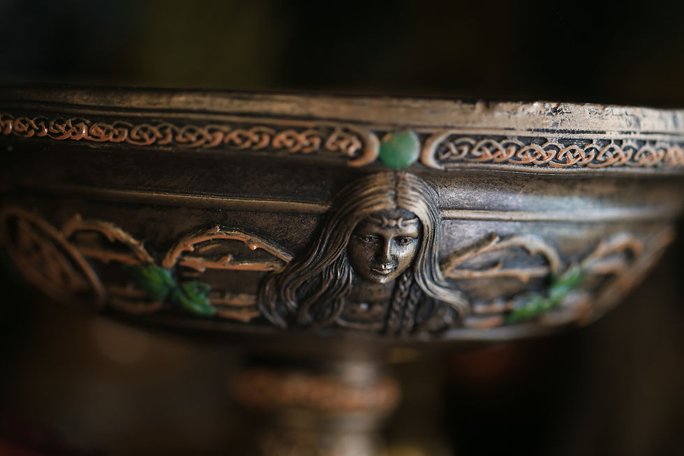 Thumbnail: Large Maiden Mother and Crone Bowl