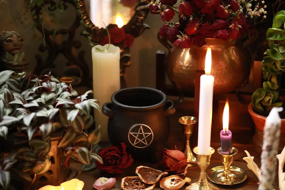 Pentacle Cauldron Planter/ Bowl