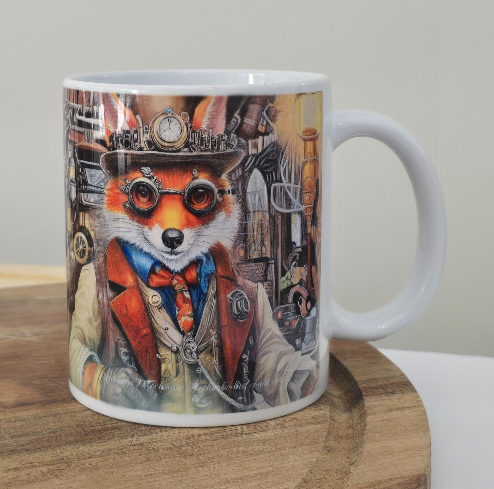 Monty the mechanic 11oz (325ml) Mug.