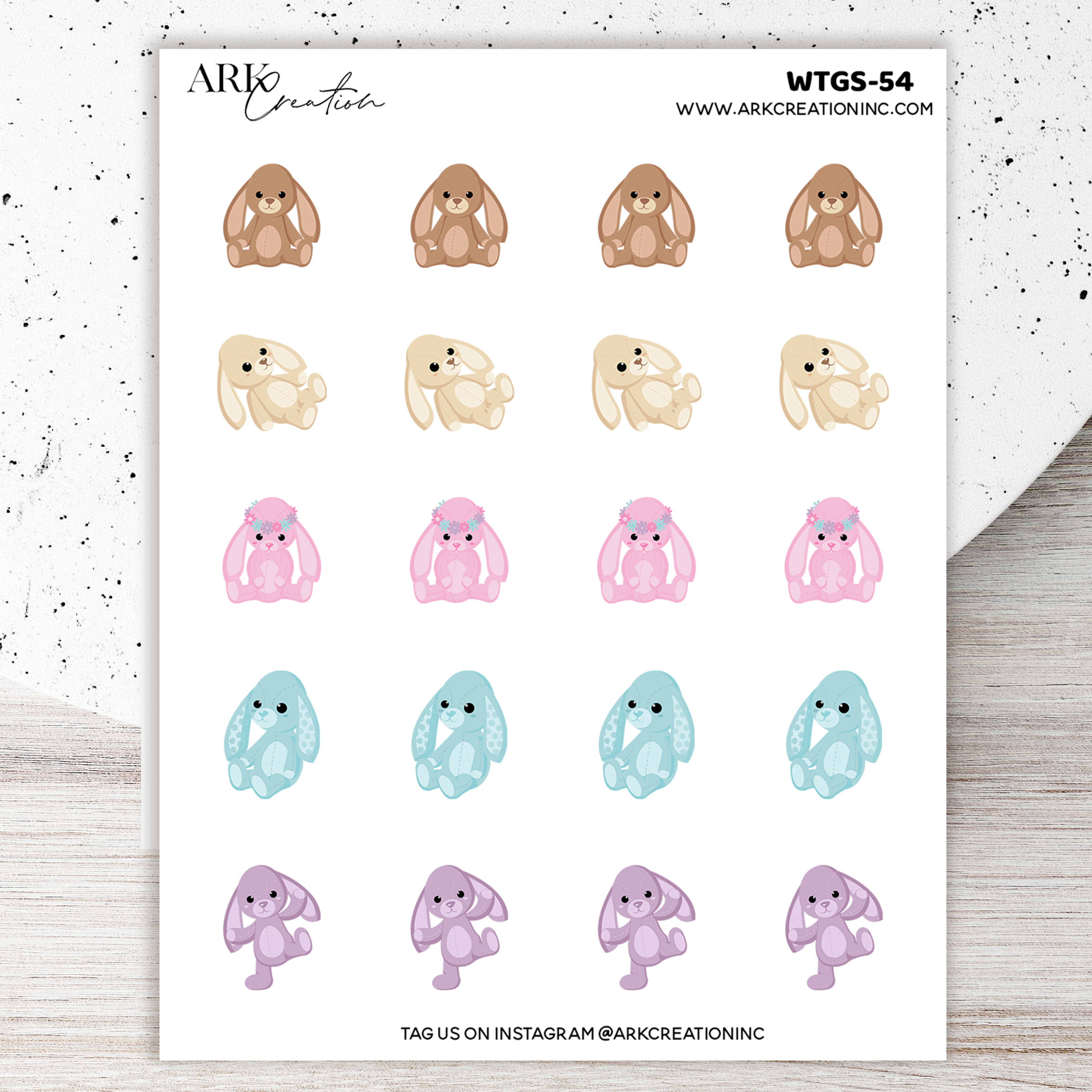 Plush Bunnies WTGS-54