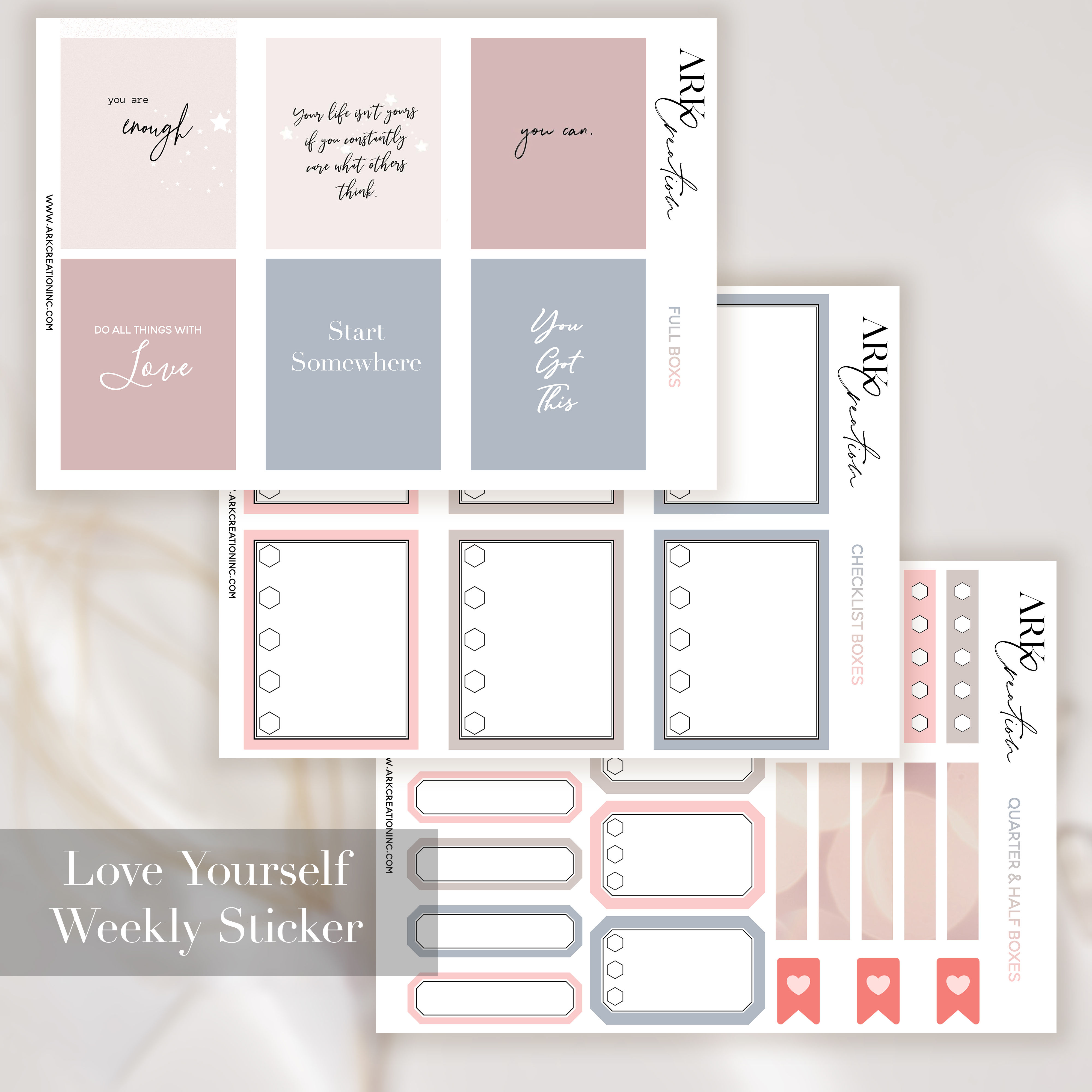 Love Yourself Weekly Set