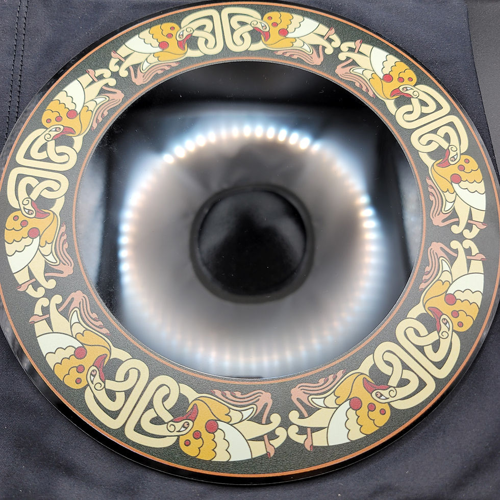 Black Obsidian Scrying Mirror