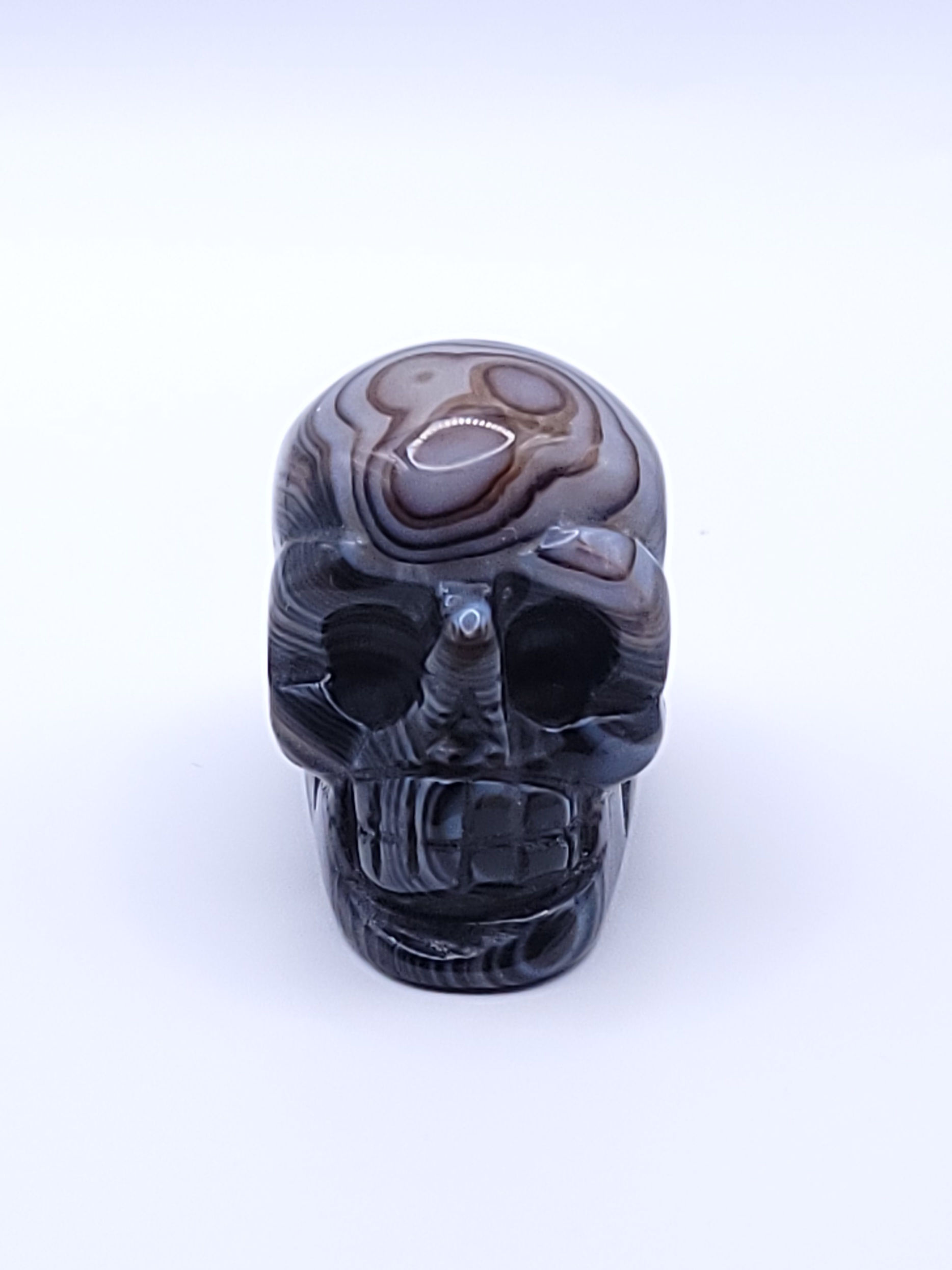 Sardonyx Crystal Skull – 2”