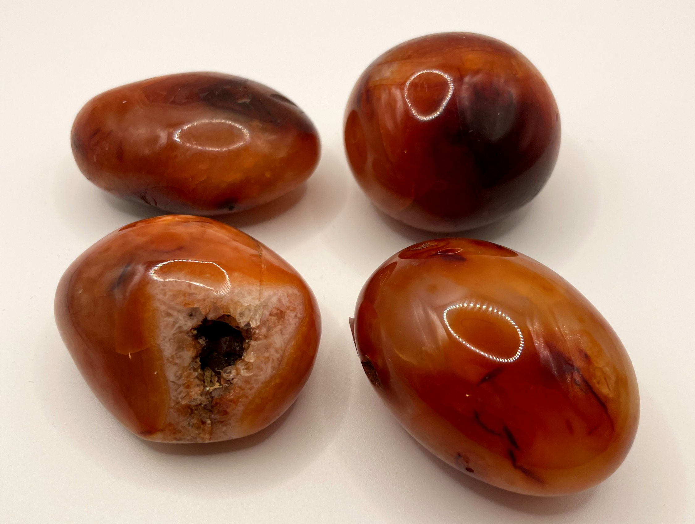 Carnelian Palm Stone