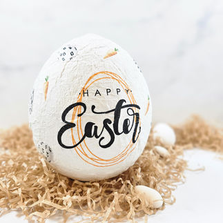 DIY Hack Ostern Ei Klopapier Servietten upcycling