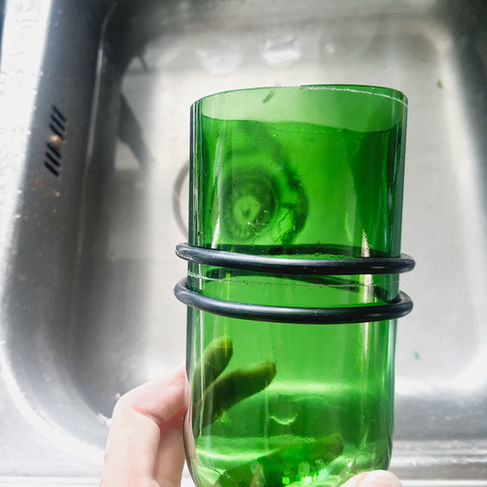 DIY Altglas schneiden Glasschneider