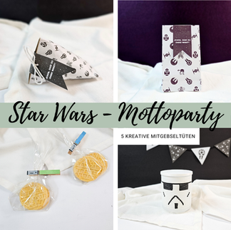 diy party ideen mitgebsel geschenkverpackung mottoparty star wars