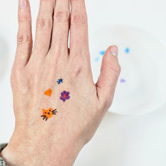 diy sommer hack kinder malen Tattoo rubbeltattoo selbermachen