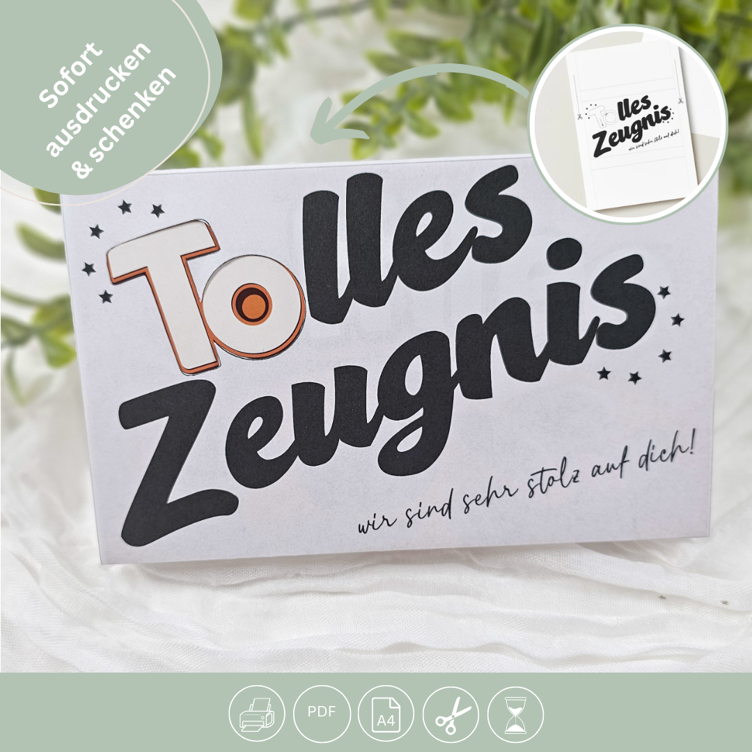 Toffifee Banderole - Tolles Zeugnis - PDF