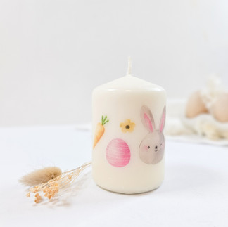 Kerzen mit Servietten 