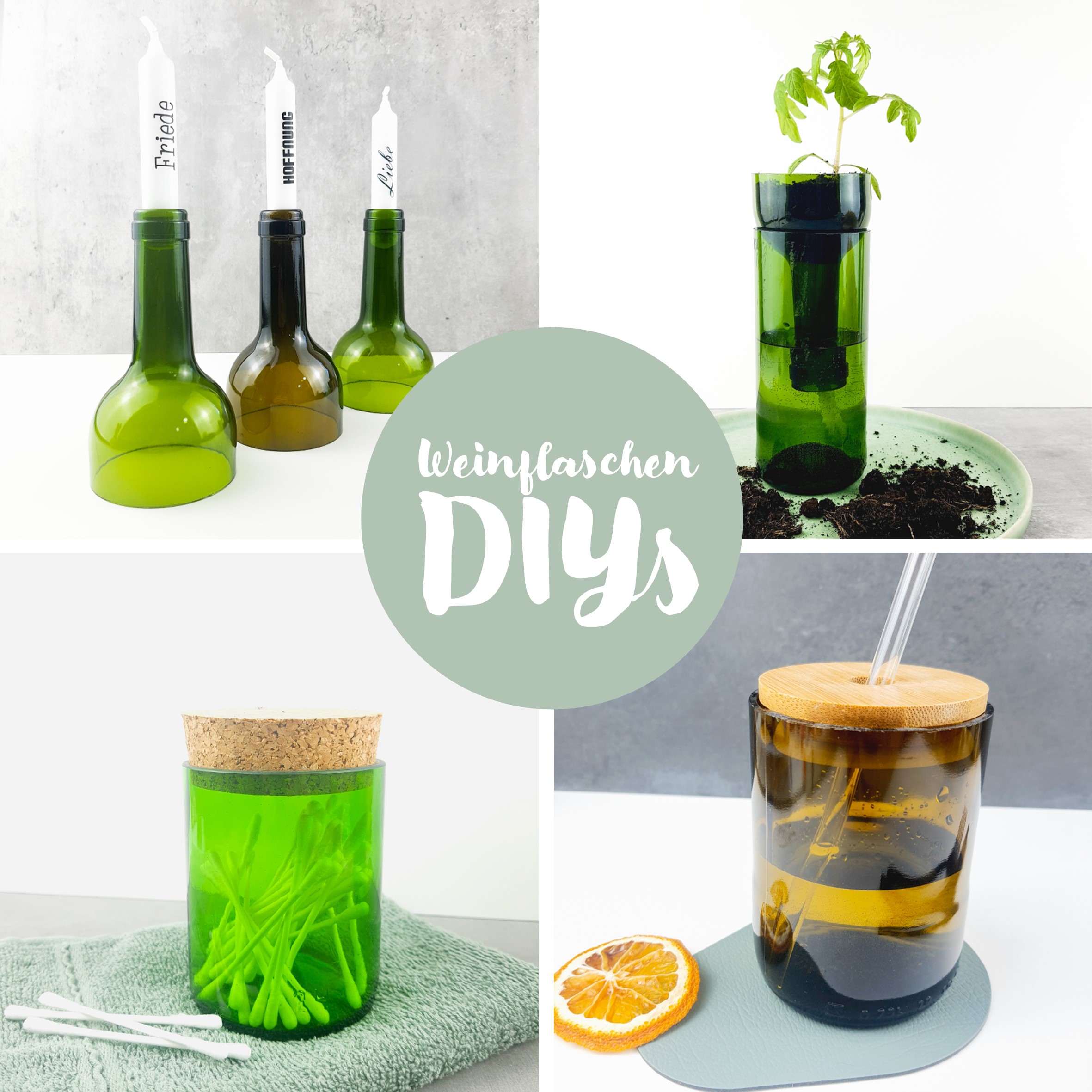 UPCYCLING: 10 DIY Ideen aus Glasflaschen