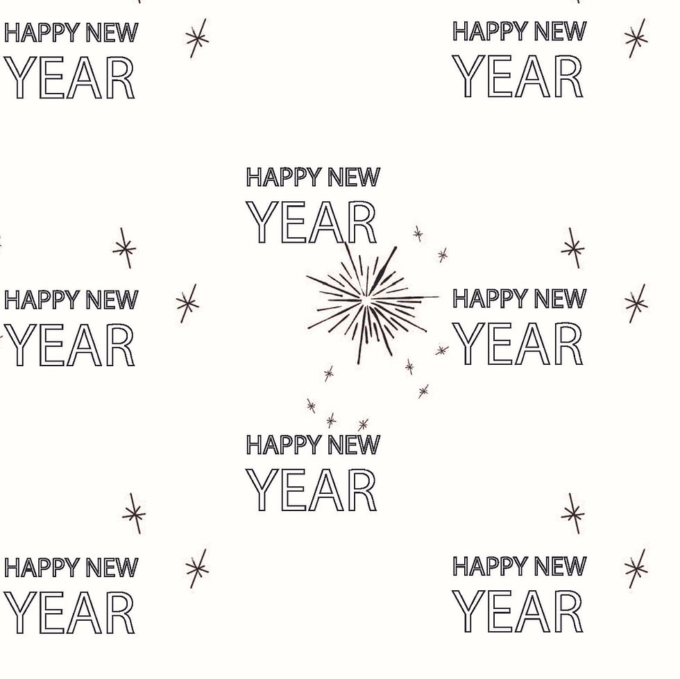 Miniaturbild: Druckvorlage Papiertüte Design HAPPY NEW YEAR