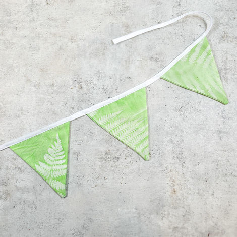 diy wimpelkette nähen anfänger deko sonnendruck anleitung