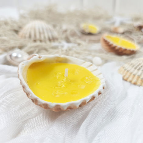 DIY einfach sommer tischdeko muscheln kerzen gießen einfach beach strand party