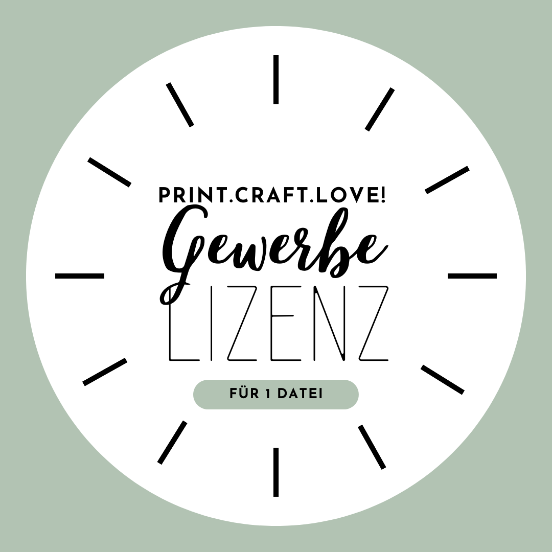 Gewerbelizenz für eine Vorlage